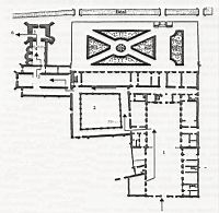 Lagrasse, Abbaye Ste Marie, Plan